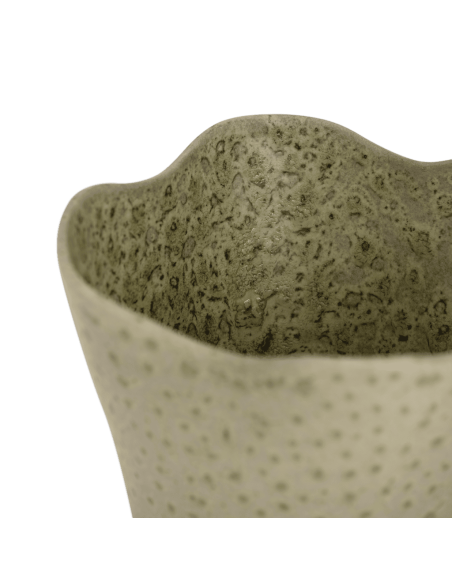 Vase haut céramique vert sauge Ø19x29 cm Haru Urban Nature Culture - 4