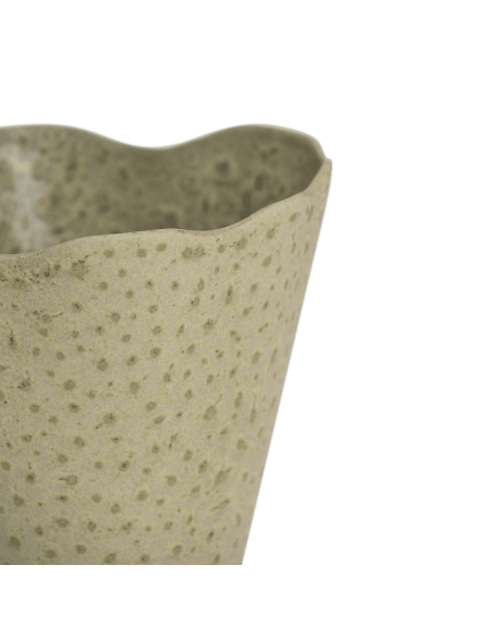 Vase haut céramique vert sauge Ø19x29 cm Haru Urban Nature Culture - 5