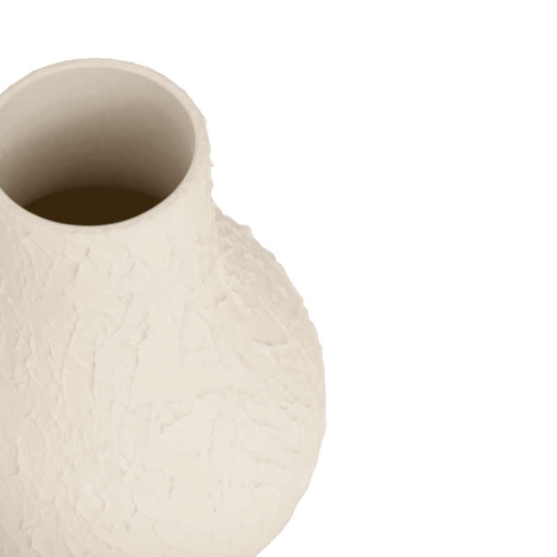 Vase organique céramique blanc crème Ø19,5x29 cm Risa Urban Nature Culture - 3