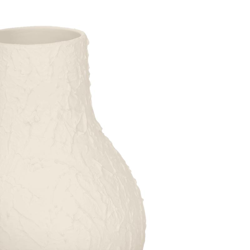 Vase organique céramique blanc crème Ø19,5x29 cm Risa Urban Nature Culture - 4