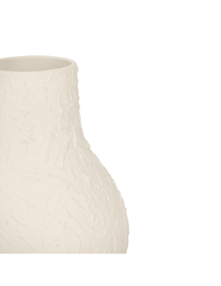 Vase organique céramique blanc crème Ø19,5x29 cm Risa Urban Nature Culture - 4