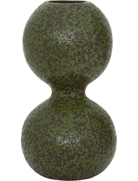 Vase boule céramique vert olive Ø15,5x29 cm Mio Urban Nature Culture - 1