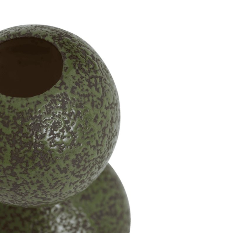 Vase boule céramique vert olive Ø15,5x29 cm Mio Urban Nature Culture - 4
