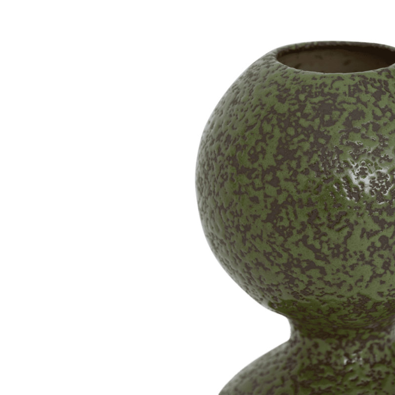 Vase boule céramique vert olive Ø15,5x29 cm Mio Urban Nature Culture - 5