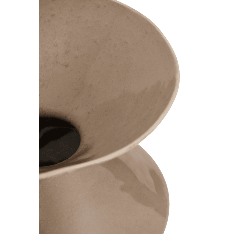Vase céramique beige taupe organique Ø29,5x28 cm Zale Urban Nature Culture - 3