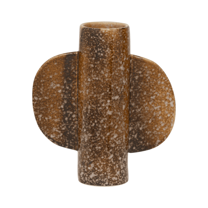 Vase céramique marron moucheté 19,5x22 cm Bran Urban Nature Culture - 2