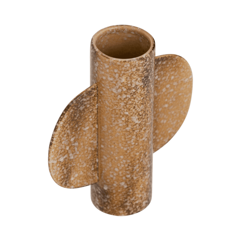 Vase céramique marron moucheté 19,5x22 cm Bran Urban Nature Culture - 4