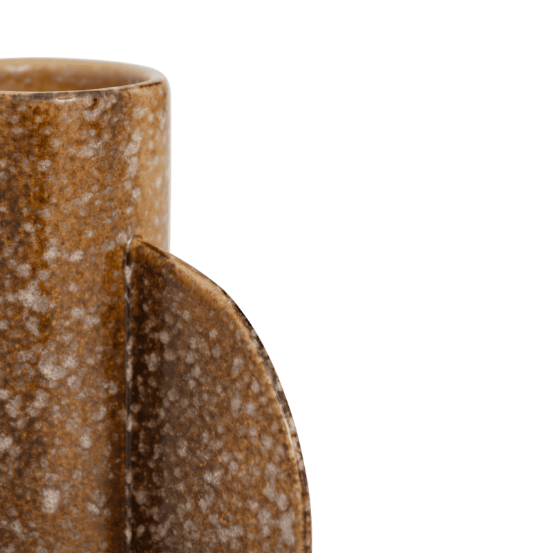 Vase céramique marron moucheté 19,5x22 cm Bran Urban Nature Culture - 7