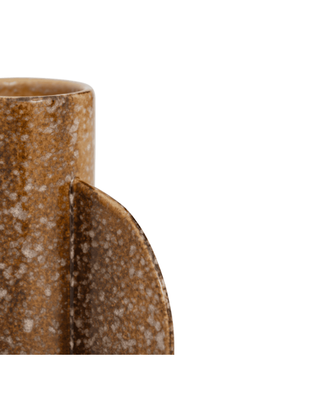 Vase céramique marron moucheté 19,5x22 cm Bran Urban Nature Culture - 7