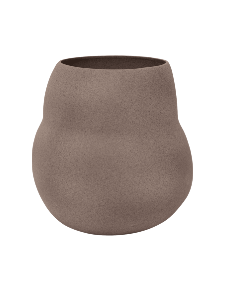 Grand cache-pot céramique taupe Ø38,5x40 cm Scout Urban Nature Culture - 3