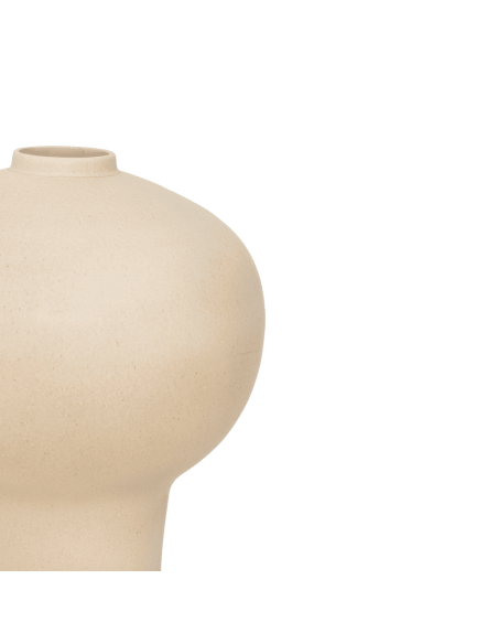 Grand vase céramique beige Ø37x41 cm Ama Urban Nature Culture - 3