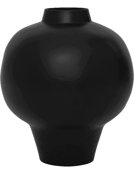 Grand vase céramique noir mat Ø34x40 cm Stor Urban Nature Culture - 1