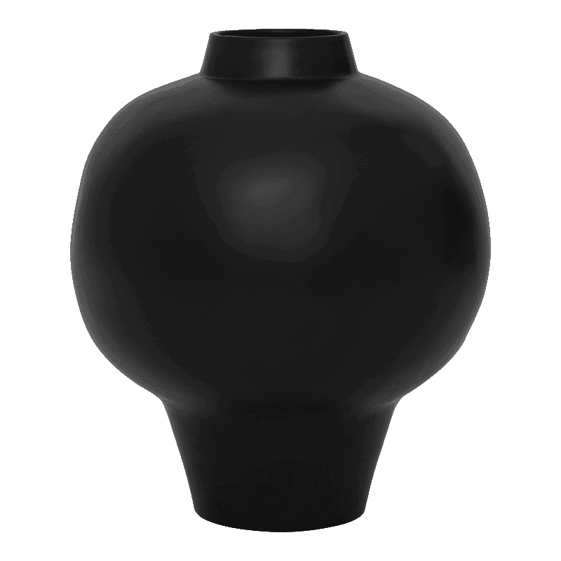 Grand vase céramique noir mat Ø34x40 cm Stor Urban Nature Culture - 1