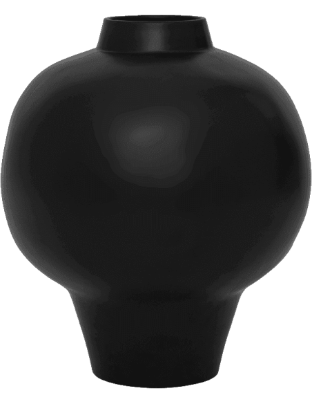 Grand vase céramique noir mat Ø34x40 cm Stor Urban Nature Culture - 1