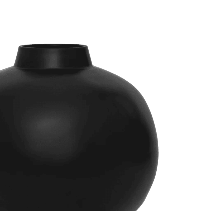 Grand vase céramique noir mat Ø34x40 cm Stor Urban Nature Culture - 3