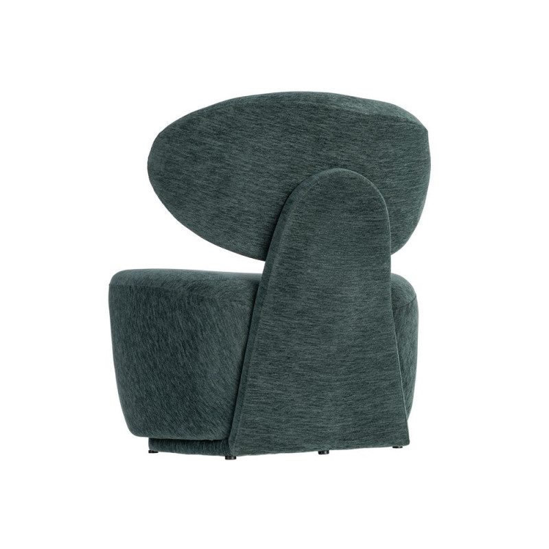 Fauteuil vert sapin arrondi 77x73x79 cm Odrelio Ixia - 11