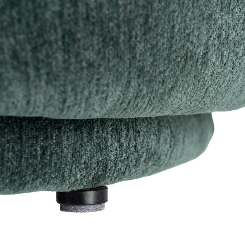 Fauteuil vert sapin arrondi 77x73x79 cm Odrelio Ixia - 12