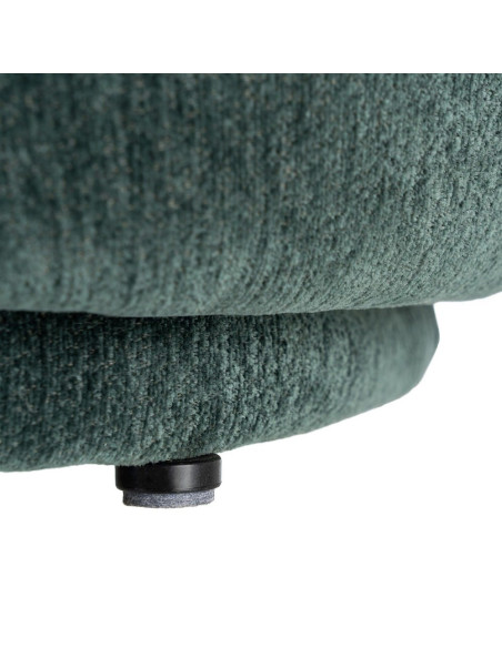 Fauteuil vert sapin arrondi 77x73x79 cm Odrelio Ixia - 12