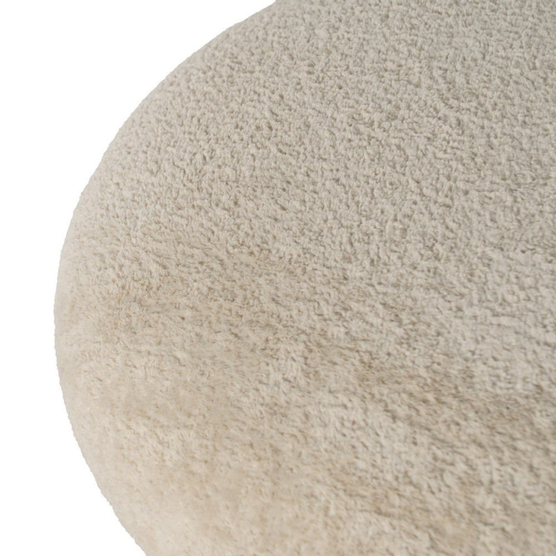 Pouf champignon beige en tissu 41x41x43 cm Esmavio Ixia - 2
