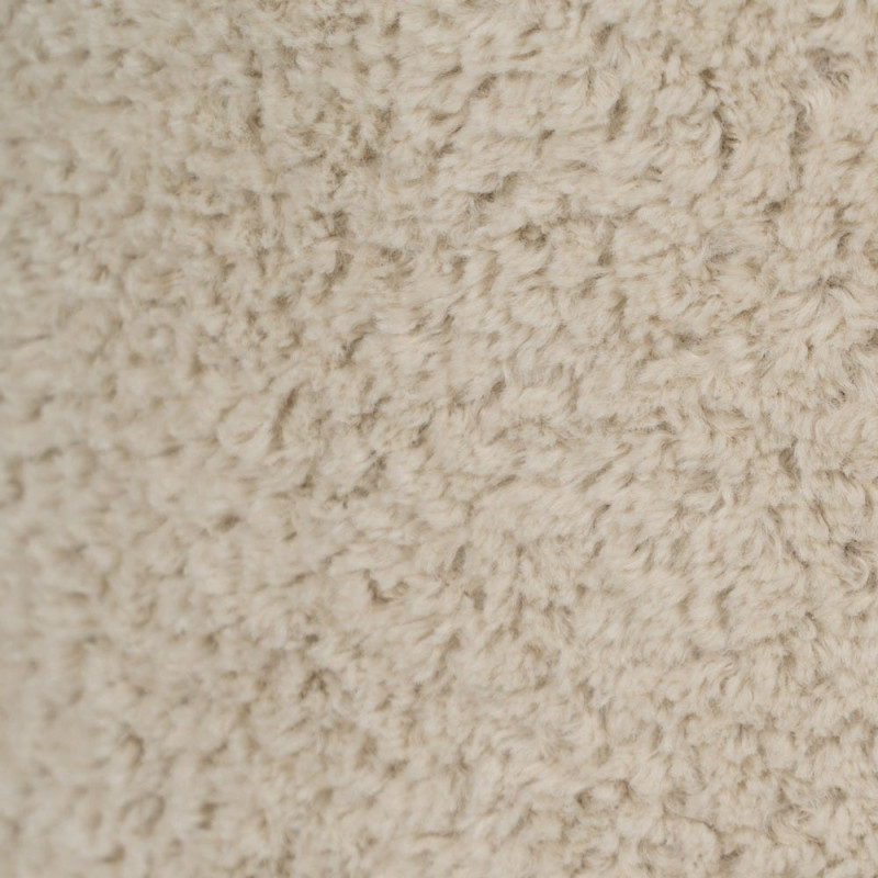 Pouf champignon beige en tissu 41x41x43 cm Esmavio Ixia - 3