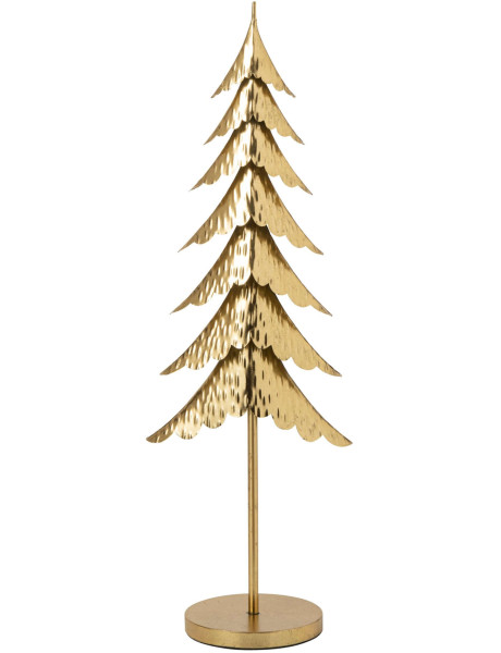 Sapin de Noël décoratif en métal doré 100,5 cm Harmven J-Line - 1