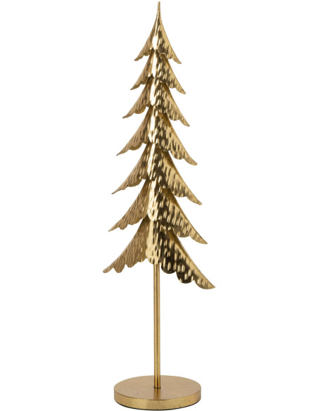 Sapin de Noël décoratif en métal doré 100,5 cm Harmven J-Line - 3