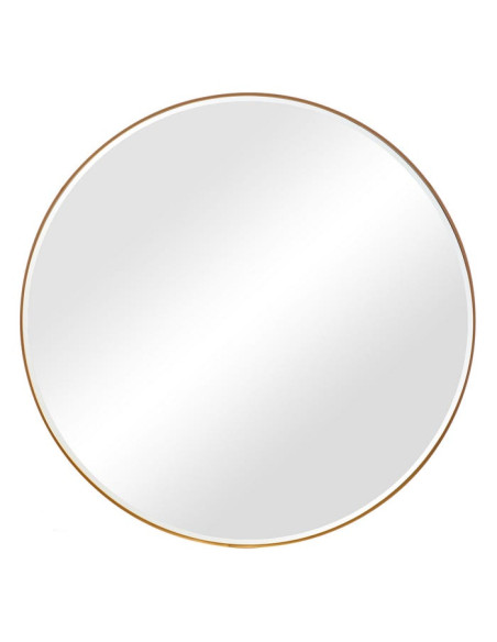 Grand miroir mural rond doré aluminium 120x4x120 cm Ceraloro Ixia - 2