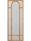 Grand miroir arche bois naturel 80x3x180 cm Garenero