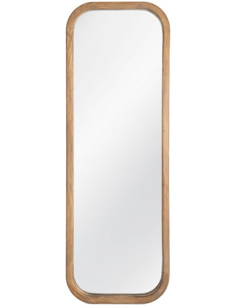 Grand miroir plein pied en manguier naturel 62x4x180 cm Irelivo Ixia - 1