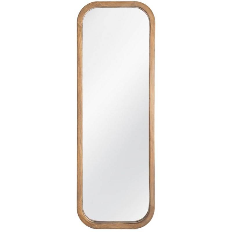 Grand miroir plein pied en manguier naturel 62x4x180 cm Irelivo Ixia - 1