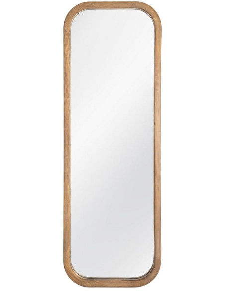 Grand miroir plein pied en manguier naturel 62x4x180 cm Irelivo Ixia - 1