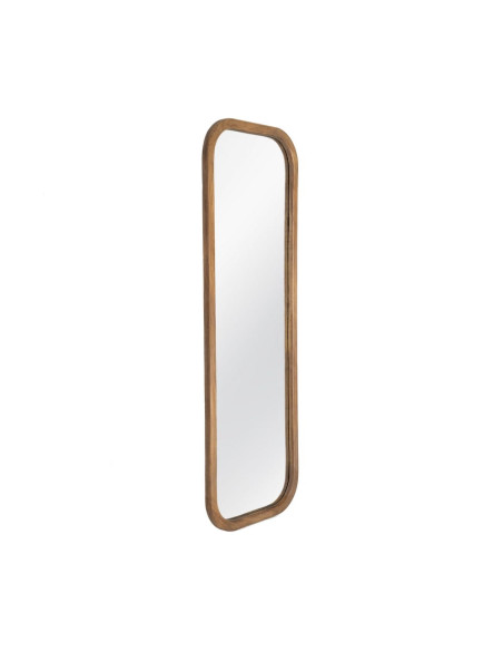 Grand miroir plein pied en manguier naturel 62x4x180 cm Irelivo Ixia - 2