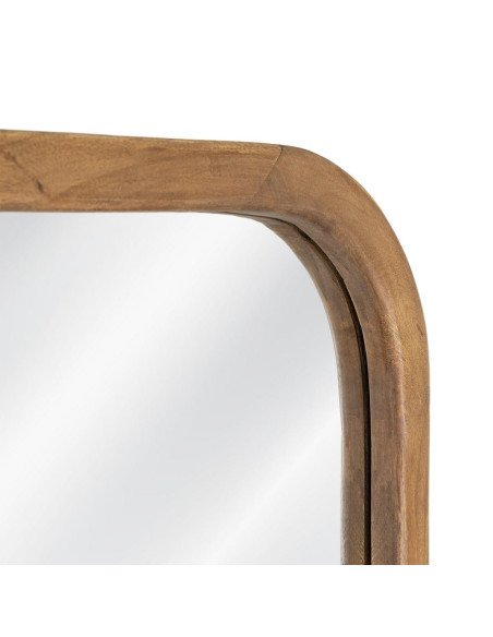 Grand miroir plein pied en manguier naturel 62x4x180 cm Irelivo Ixia - 4