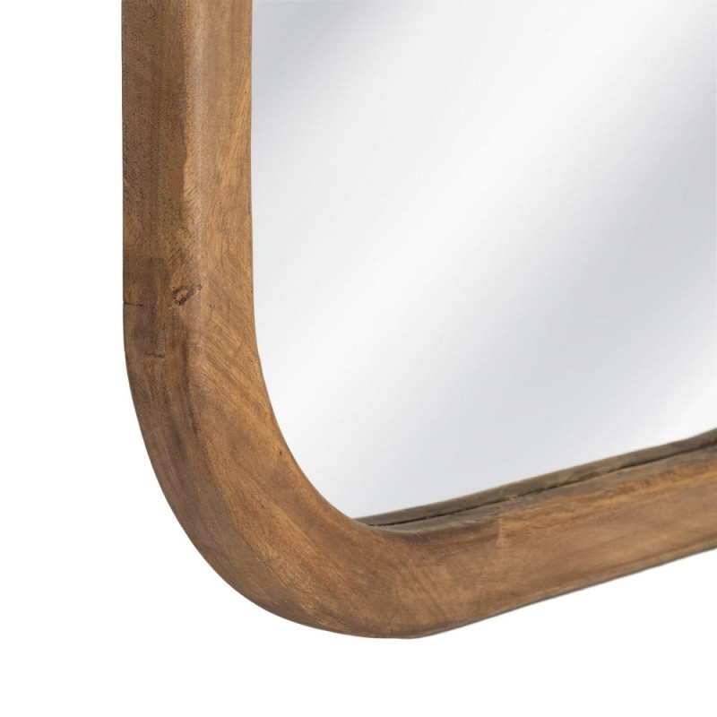 Grand miroir plein pied en manguier naturel 62x4x180 cm Irelivo Ixia - 5