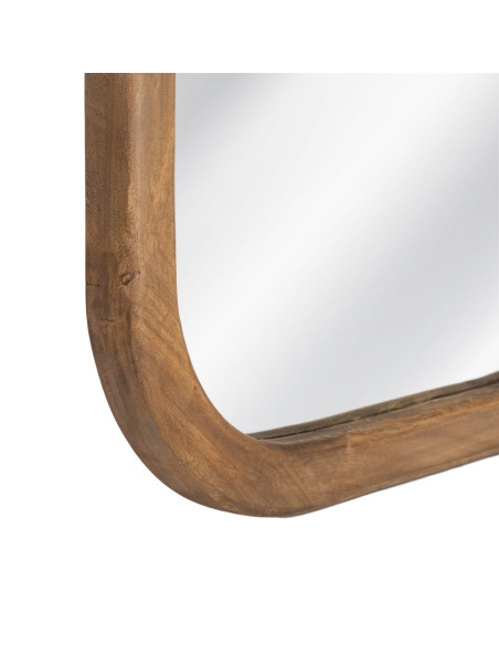 Grand miroir plein pied en manguier naturel 62x4x180 cm Irelivo Ixia - 5
