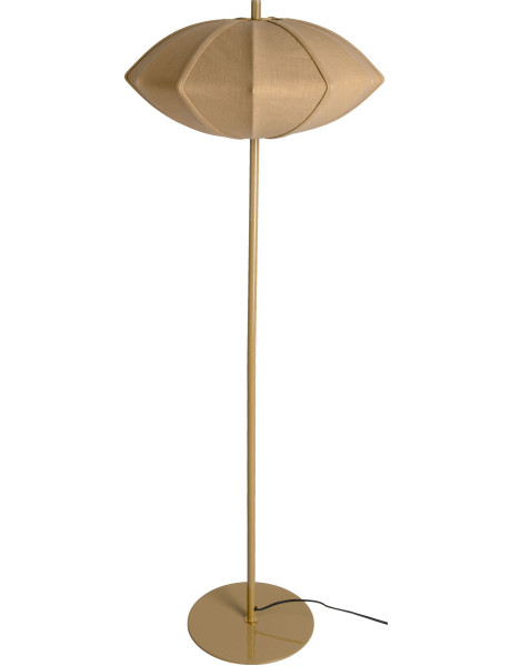 Lampadaire vert kaki en coton Ø50x142 cm Paris Disc Leitmotiv - 1