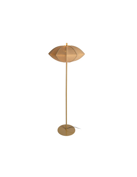 Lampadaire vert kaki en coton Ø50x142 cm Paris Disc Leitmotiv - 3