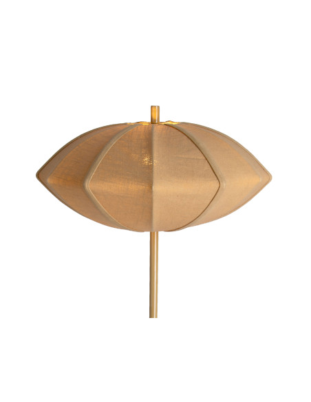 Lampadaire vert kaki en coton Ø50x142 cm Paris Disc Leitmotiv - 4