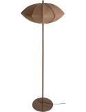 Lampadaire marron chocolat en coton Ø50x142 cm Paris Disc