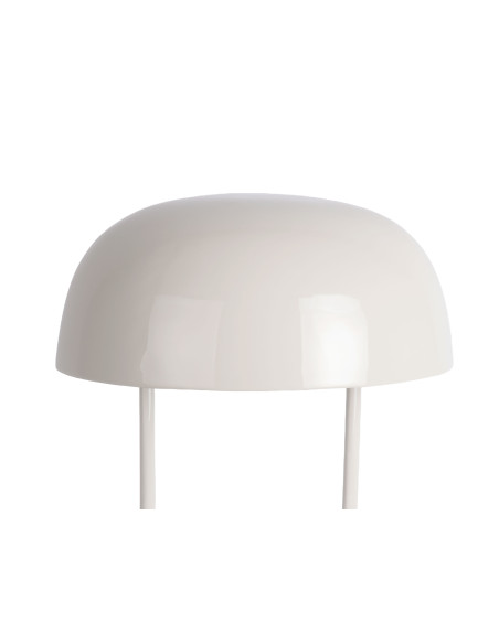 Lampe champignon en métal blanc cassé 32x45 cm Cadiz Ovoid Leitmotiv - 3