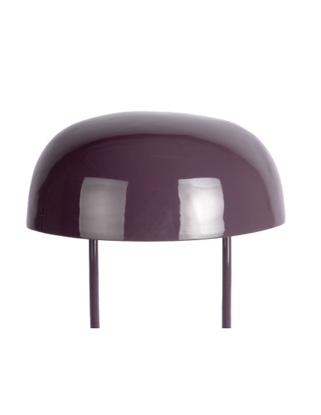Lampe champignon métal violet prune 32x45 cm Cadiz Ovoid Leitmotiv - 3
