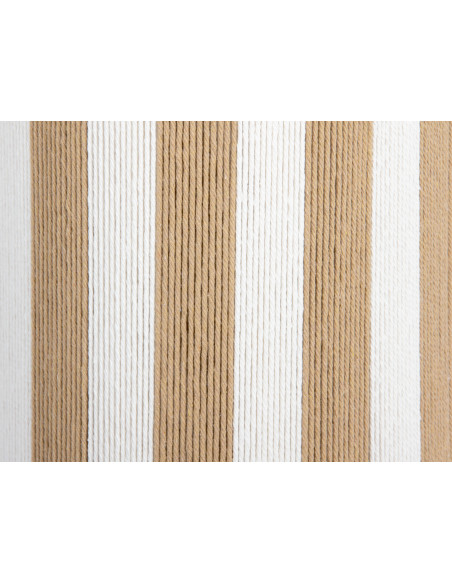 Lampadaire colonne rayé beige écru en corde de coton 106 cm Vienna Stripes Leitmotiv - 3