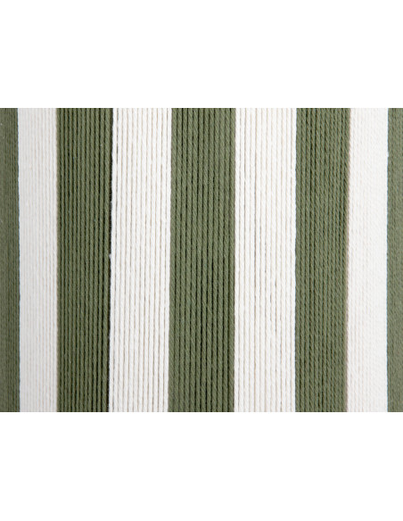Lampadaire colonne rayé vert olive écru en corde de coton 106 cm Vienna Stripes Leitmotiv - 3