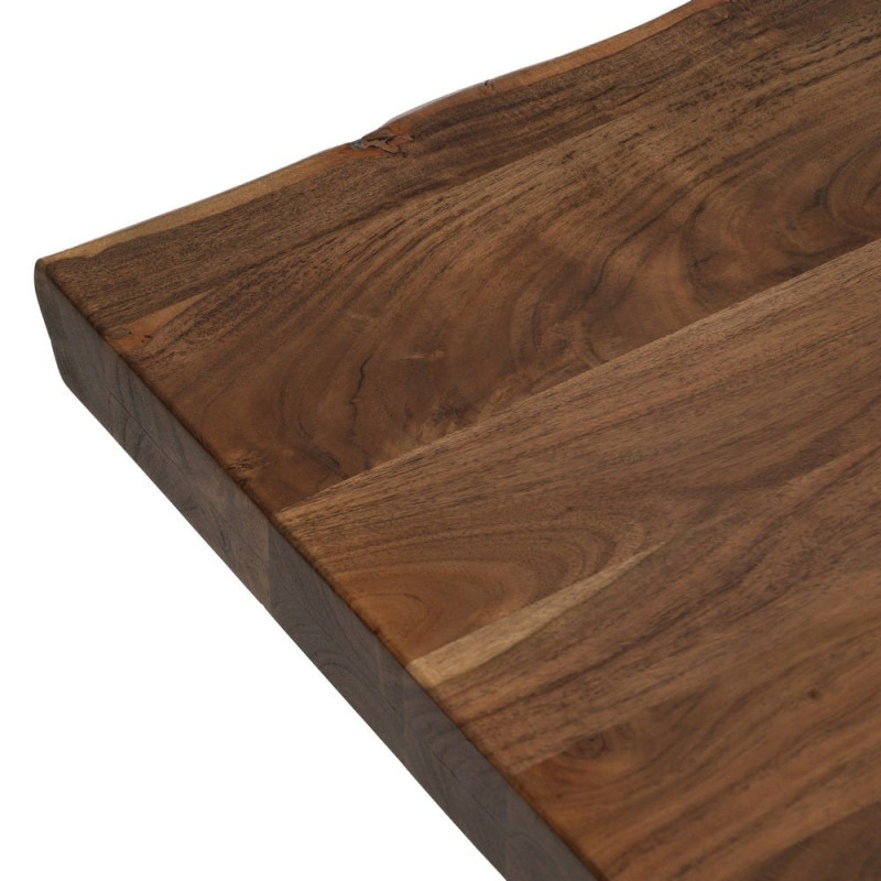 Table à manger en bois d’acacia brun 180x90x77 cm Beriva Ixia - 2