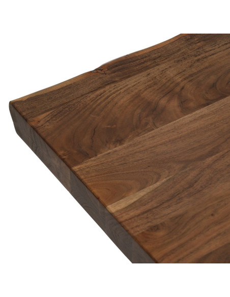 Table à manger en bois d’acacia brun 180x90x77 cm Beriva Ixia - 2