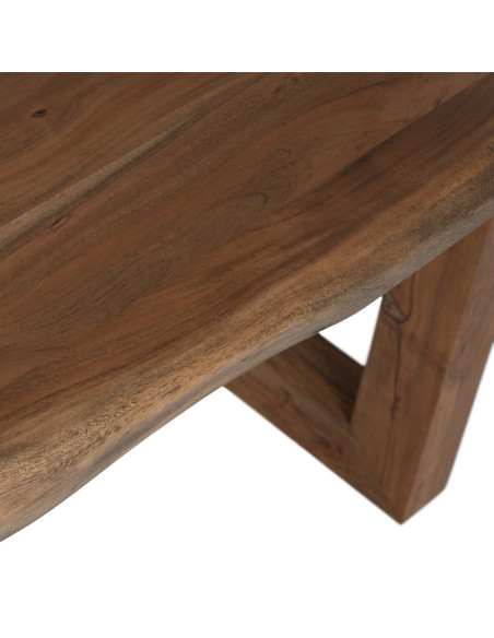 Table à manger en bois d’acacia brun 180x90x77 cm Beriva Ixia - 3