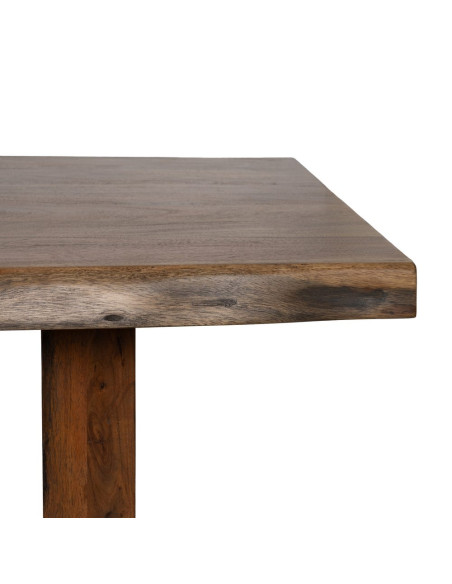 Table à manger en bois d’acacia brun 180x90x77 cm Beriva Ixia - 4