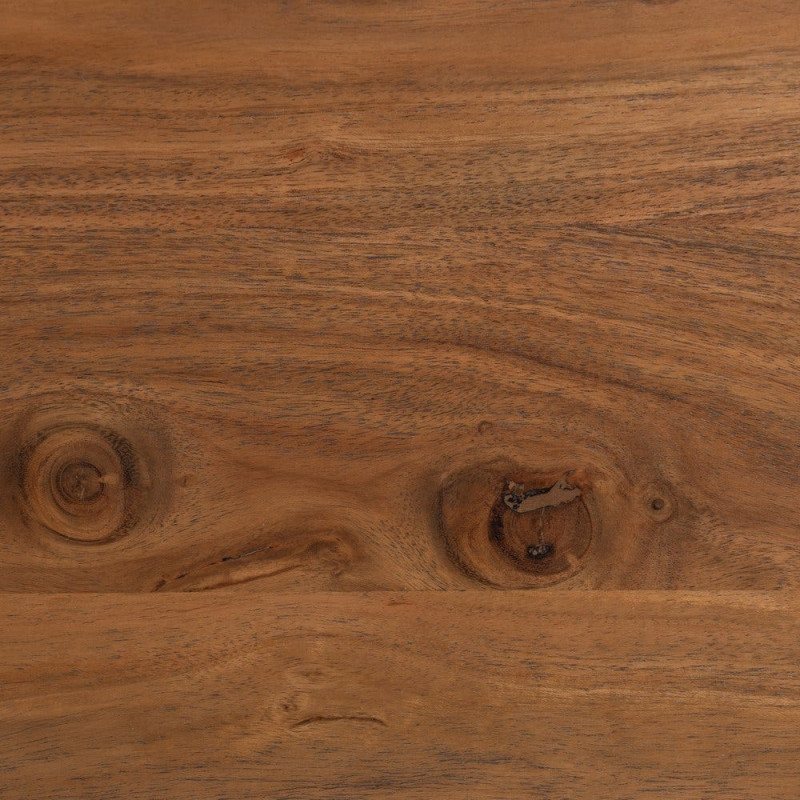 Table à manger en bois d’acacia brun 180x90x77 cm Beriva Ixia - 7