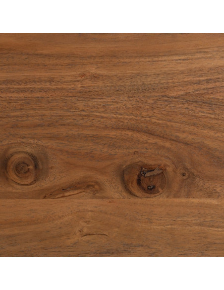 Table à manger en bois d’acacia brun 180x90x77 cm Beriva Ixia - 7