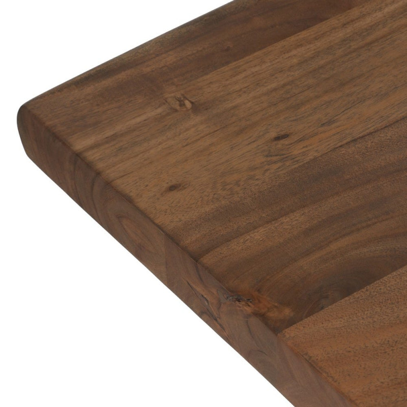 Grande table à manger en acacia brun 240x100x76 cm Beriva Ixia - 2